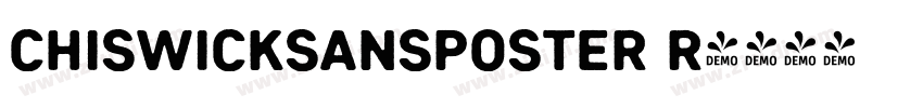 ChiswickSansPoster R字体转换